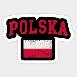 Polska Flag Poland Polish Family Heritage Gifts Sticker